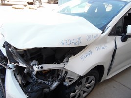 2020 Toyota Corolla LE White Sedan 1.8L AT #Z24672